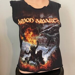 Amon Amarth Graphic Sleeveless Tee